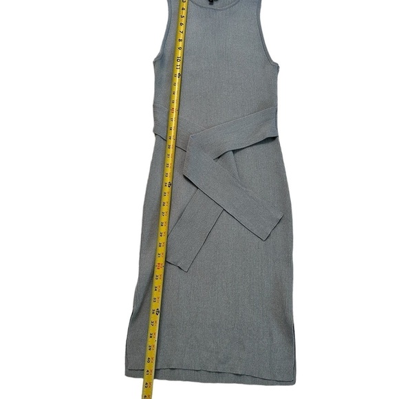 GUESS Coss Sleeveless Sweater Dress, Heather Grey - Size Small - Picture 8 of 17
